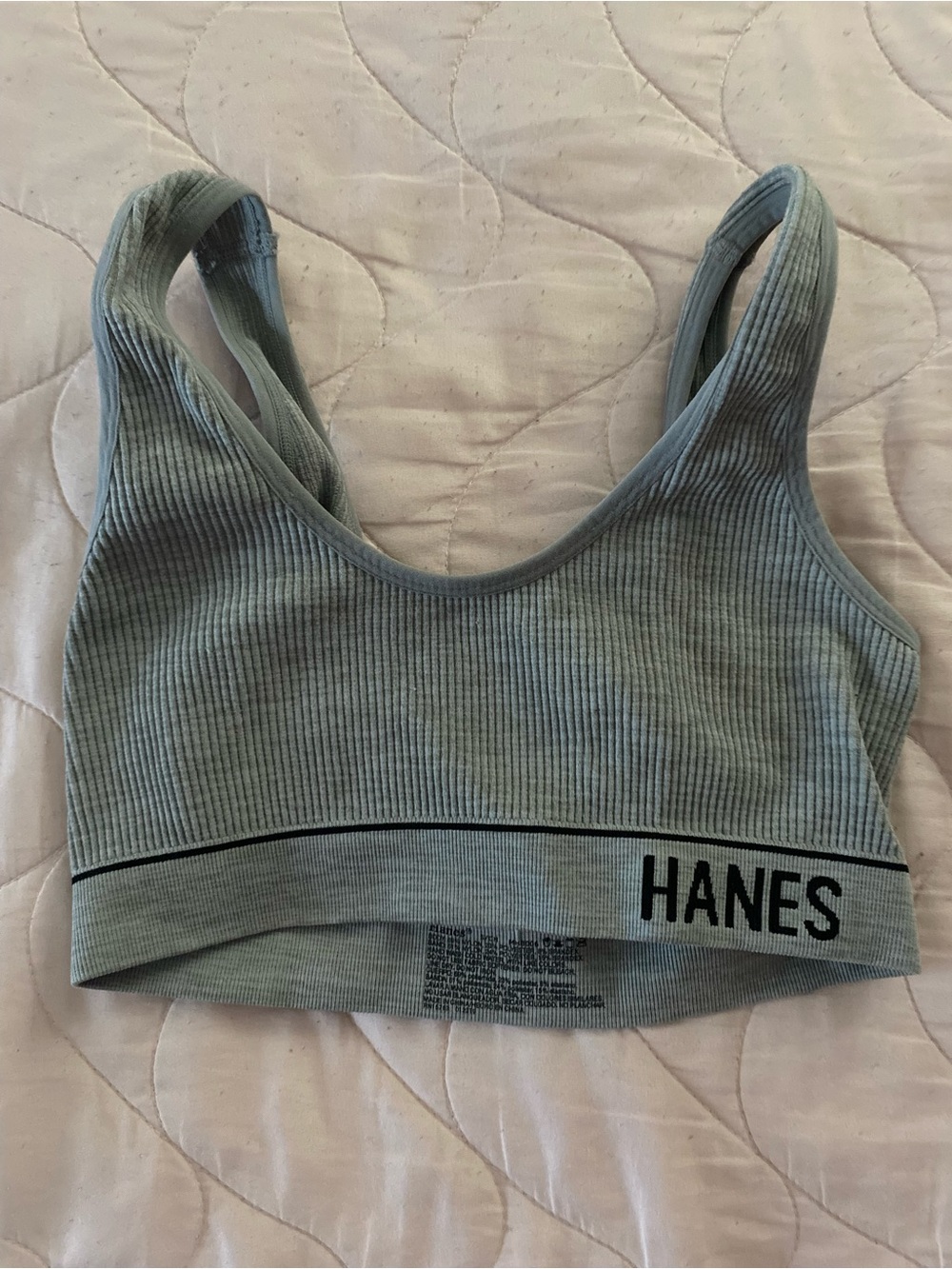Hanes Women's Ribbed Sports Bra